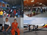 1 1 Kathmandu Domestic Airport, Gyan and Female Passenger, Agni Airplane